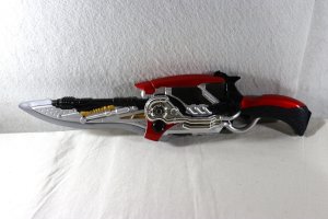 Photo3: Kamen Rider W / DX Engine Blade & DX Engine Gaia Memory with Package (3)