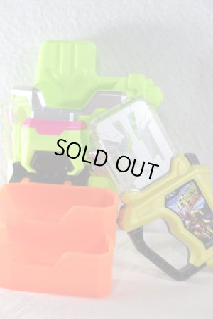 Photo1: Kamen Rider Ex-Aid / DX Kimewaza Slot Holder & Bakusou Bike Gashat Used (1)