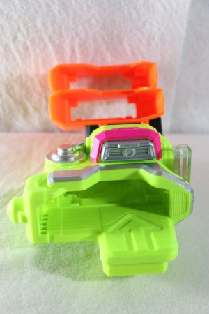 Photo4: Kamen Rider Ex-Aid / DX Kimewaza Slot Holder & Bakusou Bike Gashat Used (4)