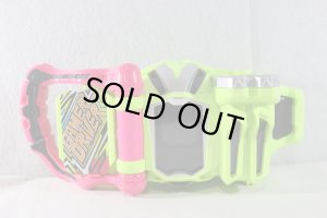 Photo3: Kamen Rider Ex-Aid / DX Gamer Driver & Kimewaza Slot Holder with DX Mighty Action X & Bakusou Bike Gashat Used (3)