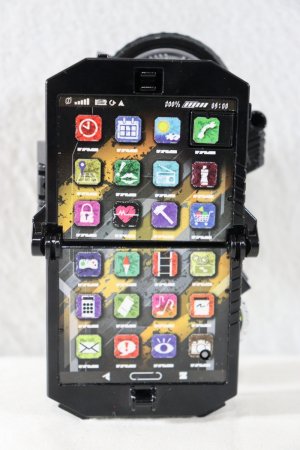 Photo5: Kamen Rider Build / DX Build Phone & DX Lion Full Bottle Used (5)