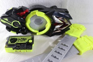 Photo1: (Missing Belt Stopper) Kamen Rider Zero-One / DX Zero-One Driver & Rising Hopper Progrise Key Set Used (1)
