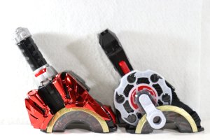 Photo1: Kamen Rider Geats / Premium DX Memorial Magnum & Boost Raise Bucle Set Used (1)
