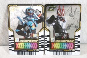 Photo1: Kamen Rider Gotchard / Ride Chemy Trading Card PRM-021 Geats & PRM-022 Gotchard (1)