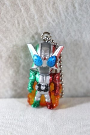 Photo1: Kamen Rider W / Key Chain W Cyclone Aceel Xtreme (1)