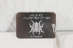 Photo1: Shin Kamen Rider / Key Chain Shocker ID Tag Kumo Augment (1)