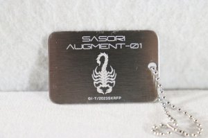 Photo1: Shin Kamen Rider / Key Chain Shocker ID Tag Sasori Augment (1)