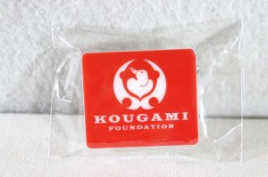 Photo1: Kamen Rider OOO / Office Goods Collection Kougami Foundation Acrylic Badge (1)