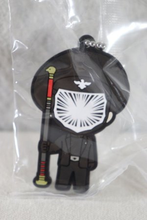 Photo1: Shin Kamen Rider / Capsule Rubber Key Chain Shocker Combat man (1)