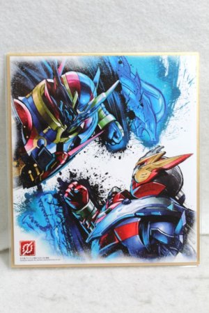 Photo1: Kamen Rider Build / Illustration Board Shikishi Build Cross-Z Build Form vs Blood (1)