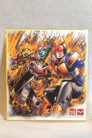 Photo1: Kamen Rider Zi-O / Shikishi Art Zi-O Tirinity & Agito Trinity (1)