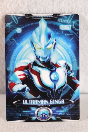 Photo1: Ultraman X / Cyber Card BH-007 Ultraman Ginga (1)