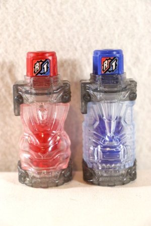 Photo1: Kamen Rider Build / Rabbit & Tank Full Bottle Set Clear ver. Used (1)
