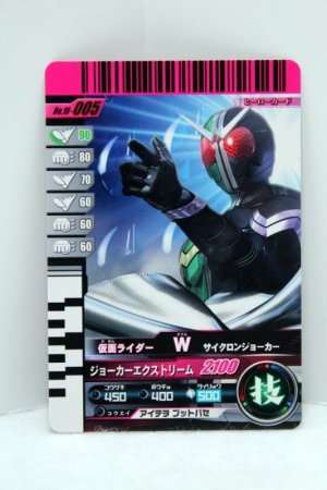 Photo1: GANBARIDE 10-005 Kamen Rider W Cyclone Joker (1)