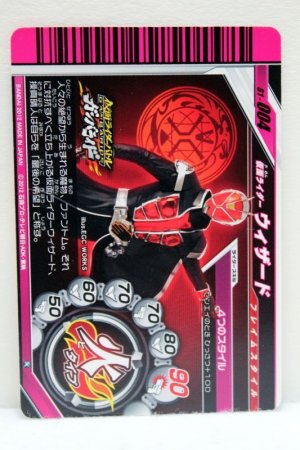 Photo2: GANBARIDE S1-004 Kamen Rider Wizard Flame Style (2)