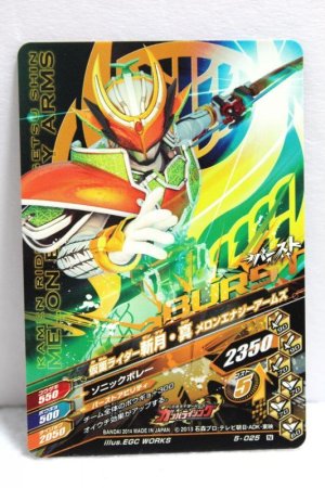 Photo2: GANBARIZING 5-025 Kamen Rider Zangetsu Melon Arms / Zangetsu Shin Melon Energy Arms (2)