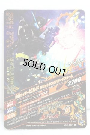 Photo2: GANBARIZING BM4-006 Kamen Rider Build Rabbit Tank Hazard Form (2)