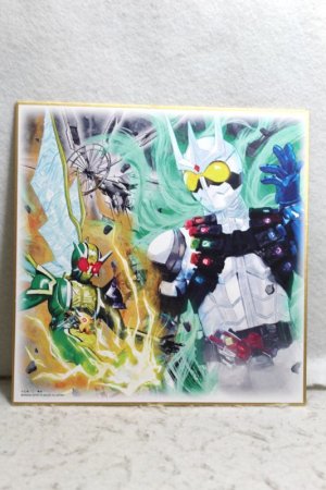 Photo1: Kamen Rider W / Ichiban Kuji Suisai Shikishi Collection W Cyclone Joker Gold Xtreme vs Eternal (1)