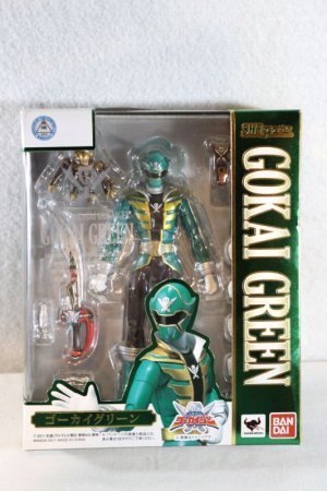 Photo1: S.H.Figuarts / Kaizoku Sentai Gokaiger Gokai Green with Package (1)