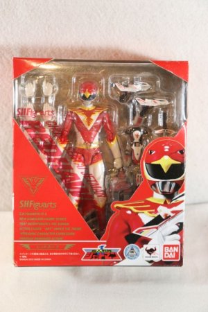Photo1: Chojin Sentai Jetman / S.H.Figuarts Red Hawk with Package (1)