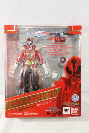 Photo1: Samurai Sentai Shinkenger / S.H.Figuarts Hyper Shinken Red Sealed (1)