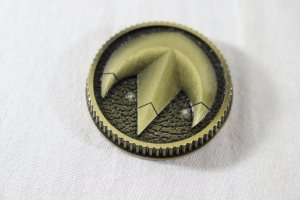 Photo3: Kyoryu Sentai Zyuranger / Super Sentai Artisan Shugoju Medal Dragon Caesar Used (3)
