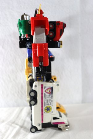 Photo4: (Damaged) Kyukyu Sentai GoGo V / DX Victory Robo with Package (4)