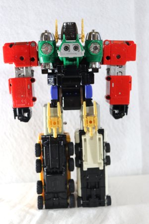 Photo5: (Damaged) Kyukyu Sentai GoGo V / DX Victory Robo with Package (5)