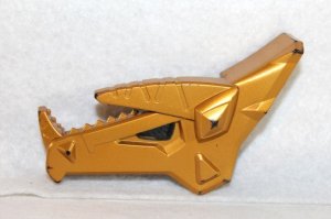 Photo1: Bakuryu Sentai Abaranger / Dino Plate Triceratops Abare Max ver Used (1)