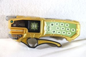 Photo1: Mahou Sentai Magiranger / Gold Grip Phone Used (1)