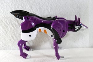 Photo5: (Damaged) Jyuken Sentai Gekiranger / Jyuken Gattai Series 04 Geki Wolf with Package (5)