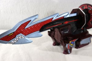 Photo1: Samurai Sentai Shinkenger / Samurai Gattai Series EX Kyoryu Origami Used (1)