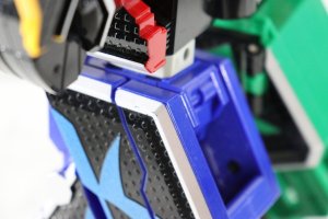 Photo11: (Damaged) Samurai Sentai Shinkenger / DX Shinken-Oh with Package (11)