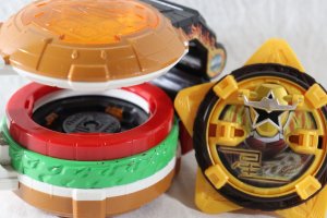 Photo1: Shuriken Sentai NinNinger / Ninja Star Burger & Star Ninger Shuriken Used (1)