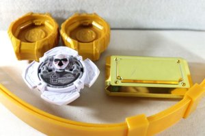 Photo1: Shuriken Sentai NinNinger / NinNin Buckle & Shiro Ninger Shuriken Used (1)