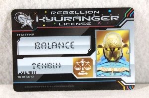 Photo1: Uchu Sentai Kyurange / Kyuranger License Balance (1)