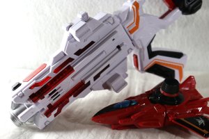 Photo1: Kaitou Sentai Lupinranger vs Keisatsu Sentai Patranger / DX VS Changer Lupin Red Set Used (1)
