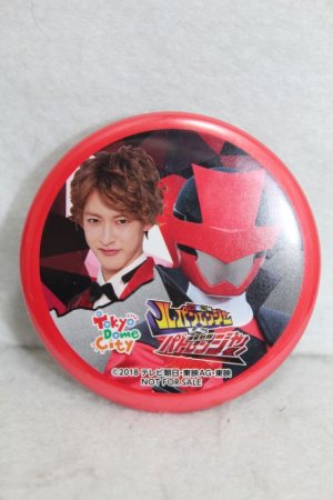 Photo1: Kaitou Sentai Lupinranger vs Keisatsu Sentai Patranger / Button Badge Lupin Red (1)