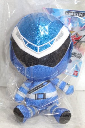 Photo1: Mashin Sentai Kiramager / Chibi Nuigurumi Plush KiramaBlue (1)