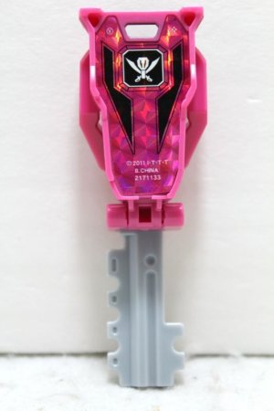 Photo2: Kaizoku Sentai Gokaiger / Gokai Pink Ranger Key Gashapon Metallic Color ver. (2)