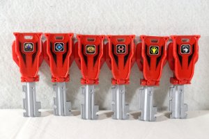 Photo12: Kaizoku Sentai Gokaiger / Ranger Key 35 Red Set Memorial Edition with Package (12)