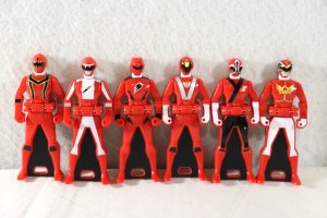 Photo13: Kaizoku Sentai Gokaiger / Ranger Key 35 Red Set Memorial Edition with Package (13)