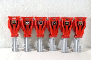 Photo14: Kaizoku Sentai Gokaiger / Ranger Key 35 Red Set Memorial Edition with Package (14)