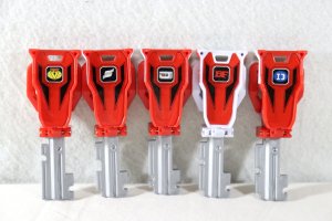 Photo4: Kaizoku Sentai Gokaiger / Ranger Key 35 Red Set Memorial Edition with Package (4)
