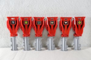 Photo8: Kaizoku Sentai Gokaiger / Ranger Key 35 Red Set Memorial Edition with Package (8)
