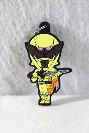 Photo1: Ohsama Sentai KingOhger / Capsule Rubber Key Chain Kamakiri Ohger (1)
