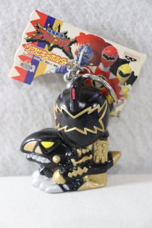 Photo1: Bakuryu Sentai Abaranger / Key Holder AbareBlack with Rapter (1)