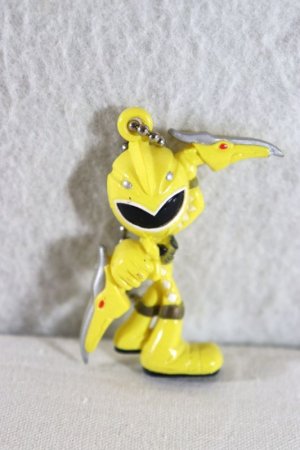 Photo1: Bakuryu Sentai Abaranger / Key Chain AbareYellow (1)