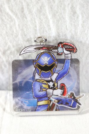 Photo1: Kaizoku Sentai Gokaiger / Acrylic Key Chain Gokai Blue (1)