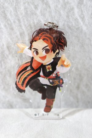 Photo1: Ohsama Sentai KingOhger / Acrylic Key Holder Gira (1)